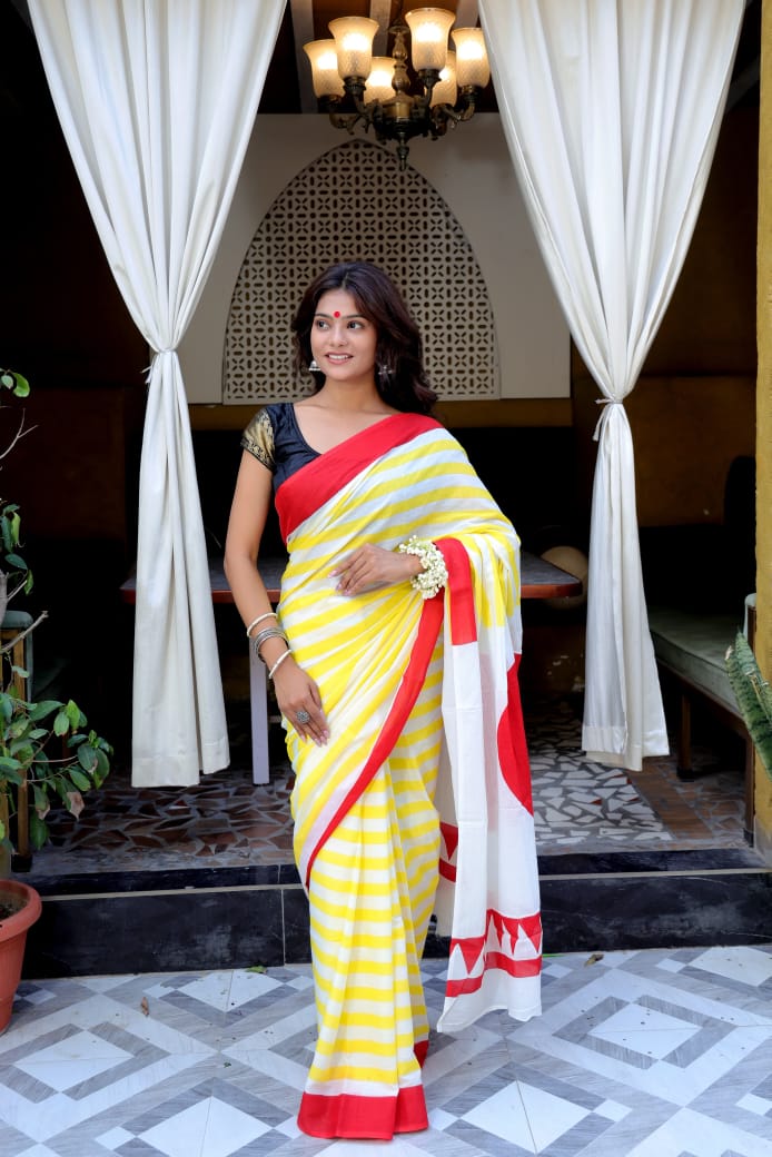 Mul Cotton Saree