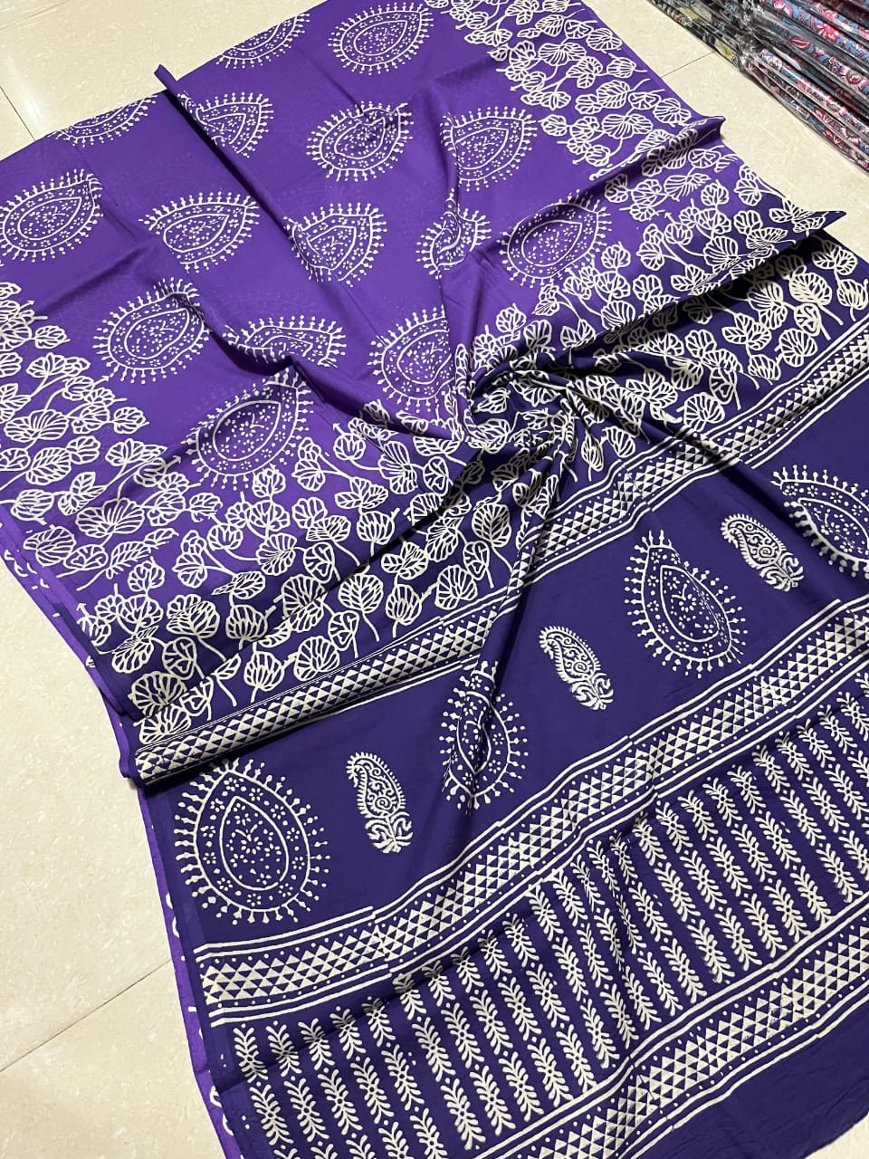 Mul Cotton Saree