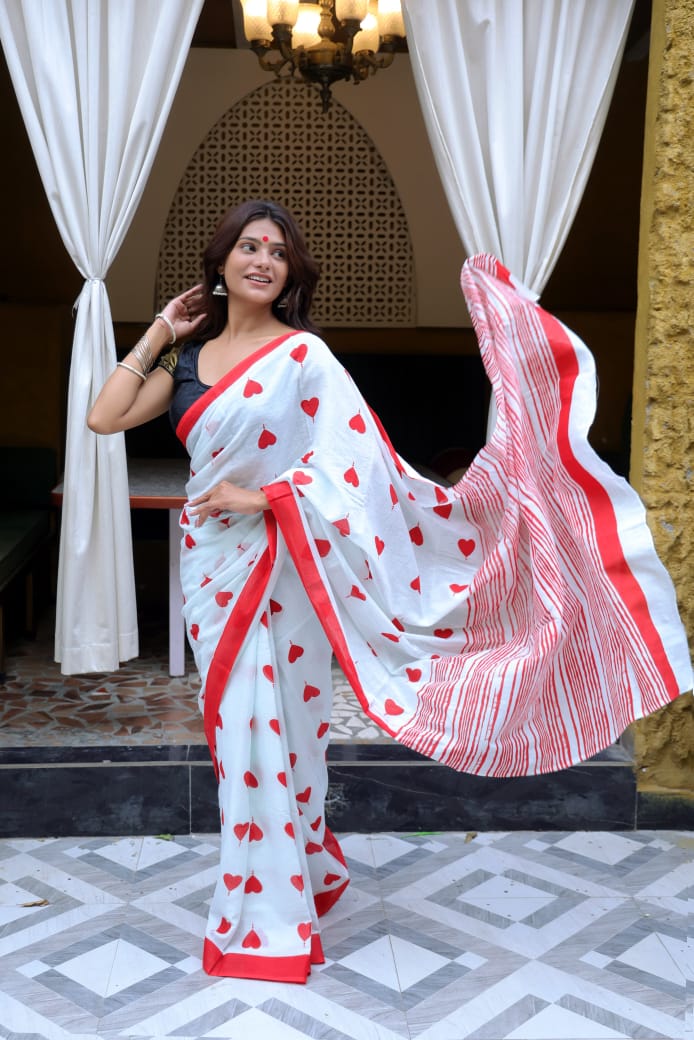 Mul Cotton Saree