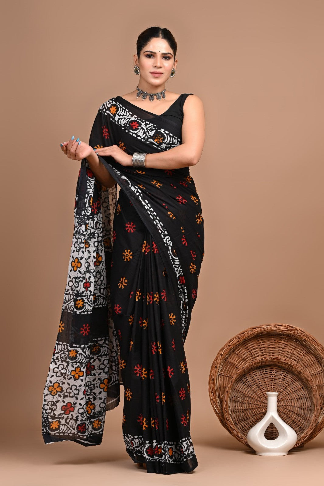Mul Cotton Saree