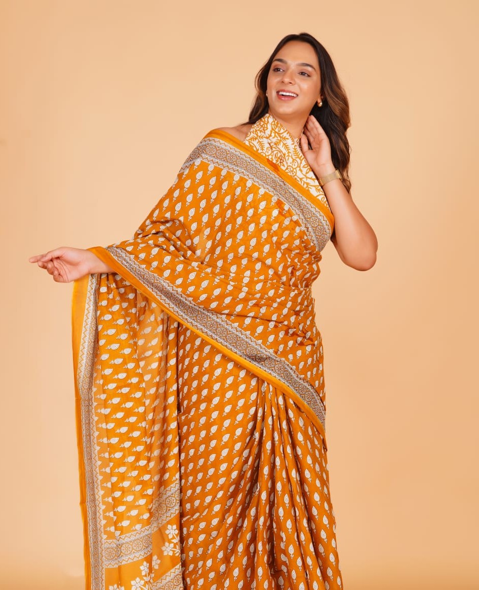 Mul Cotton Saree