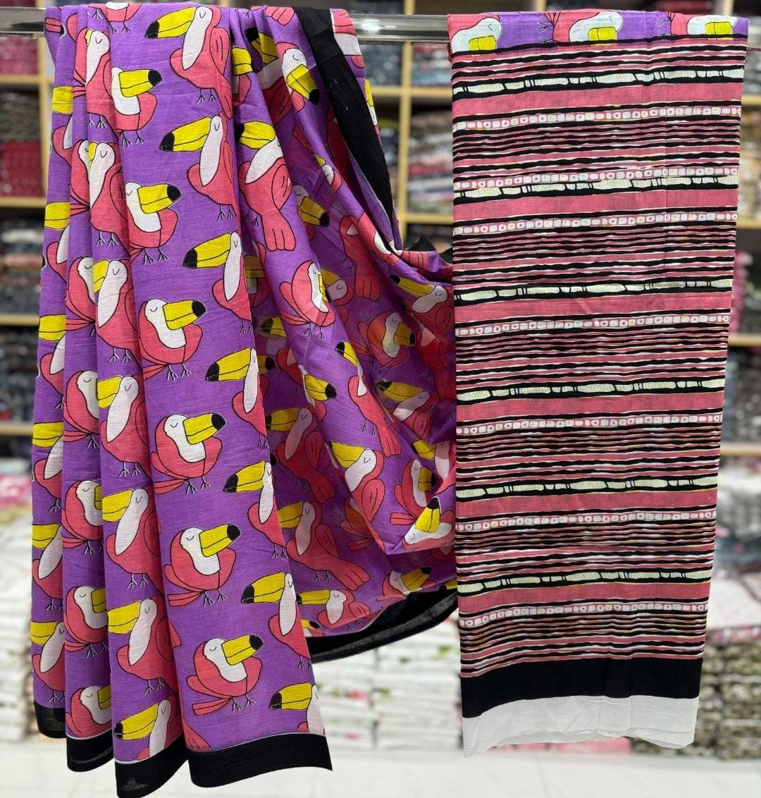 Quirky Mul Cotton Saree