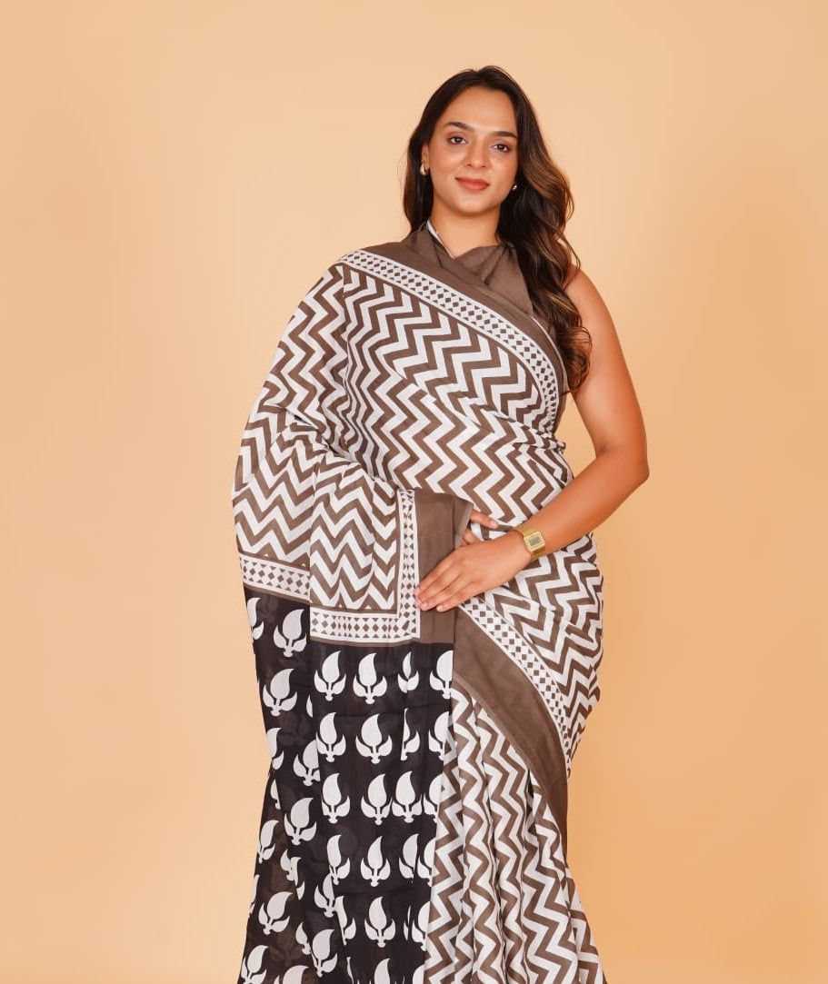 Mul Cotton Saree