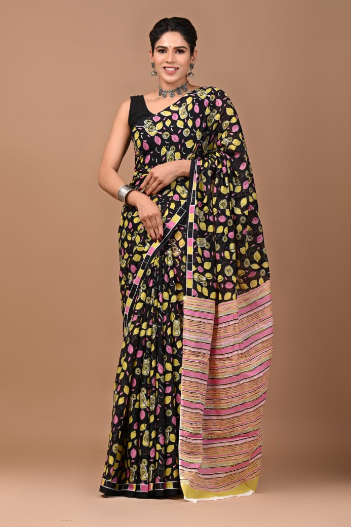 Quirky Mul Cotton Saree