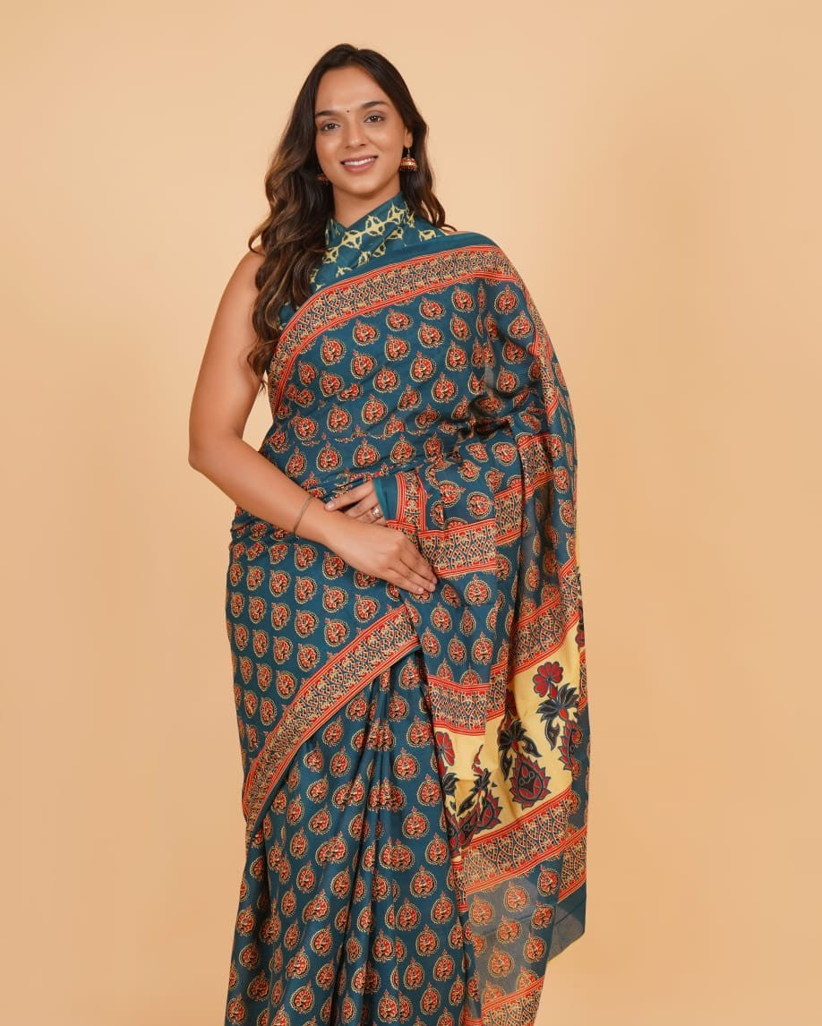 Mul Cotton Saree