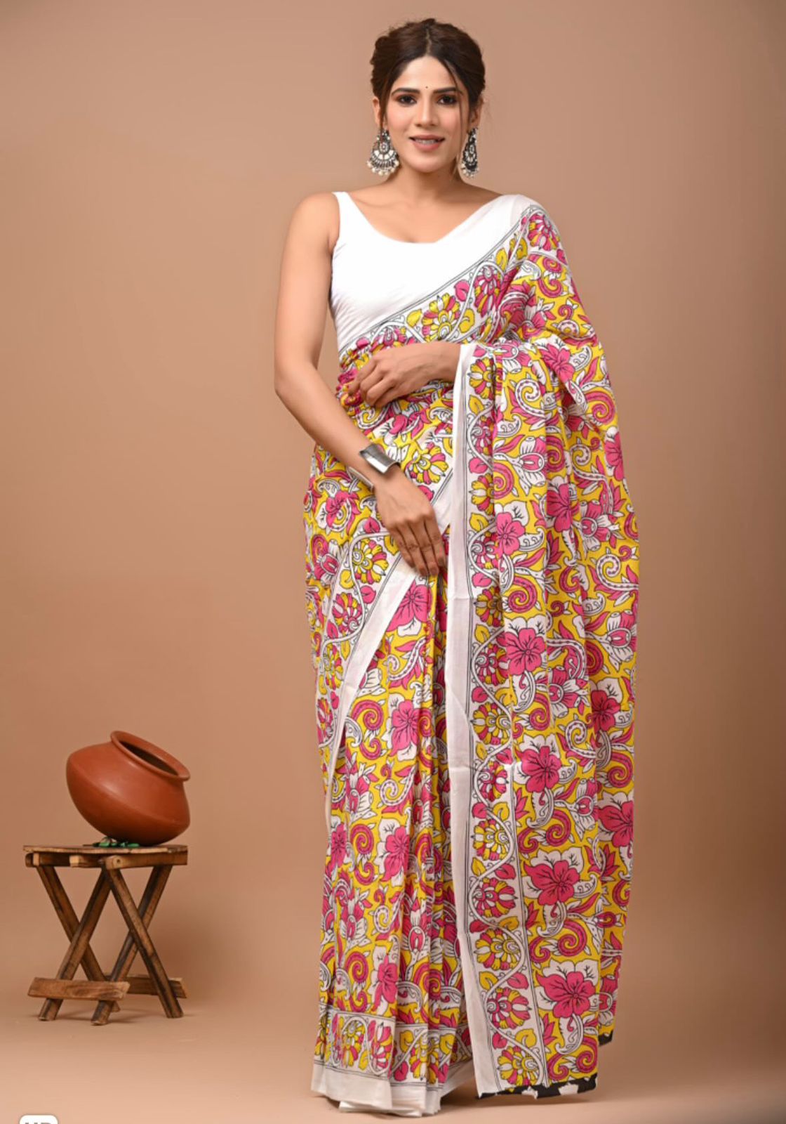 Mul Cotton Saree