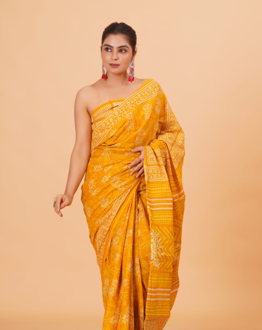 Mul Cotton Saree