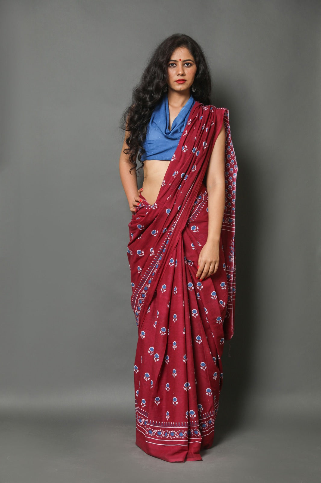 Mul Cotton Saree