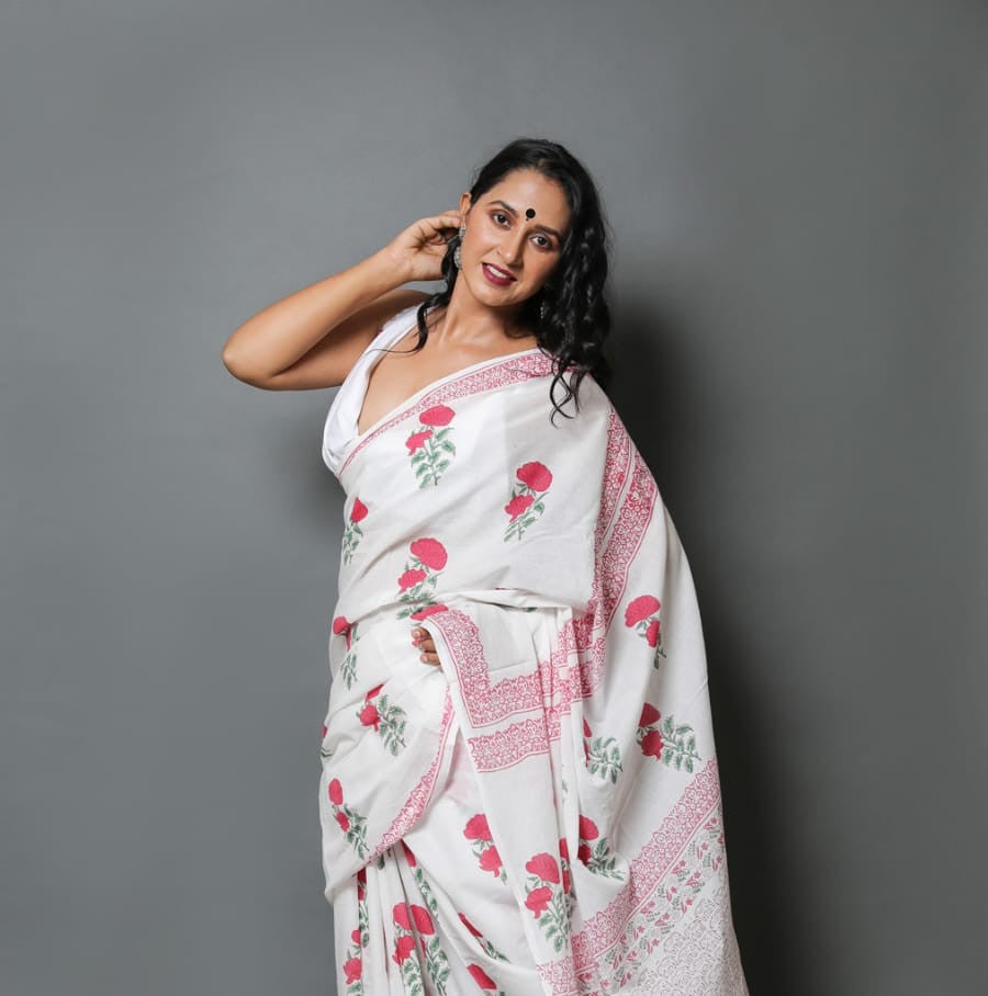 Mul Cotton Saree