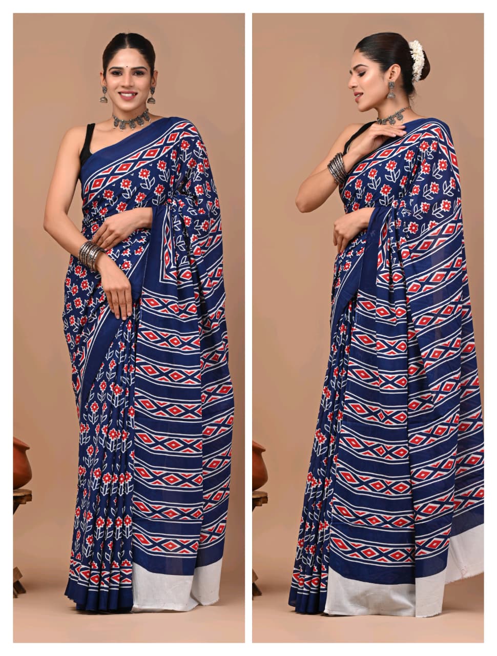 Mul Cotton Saree