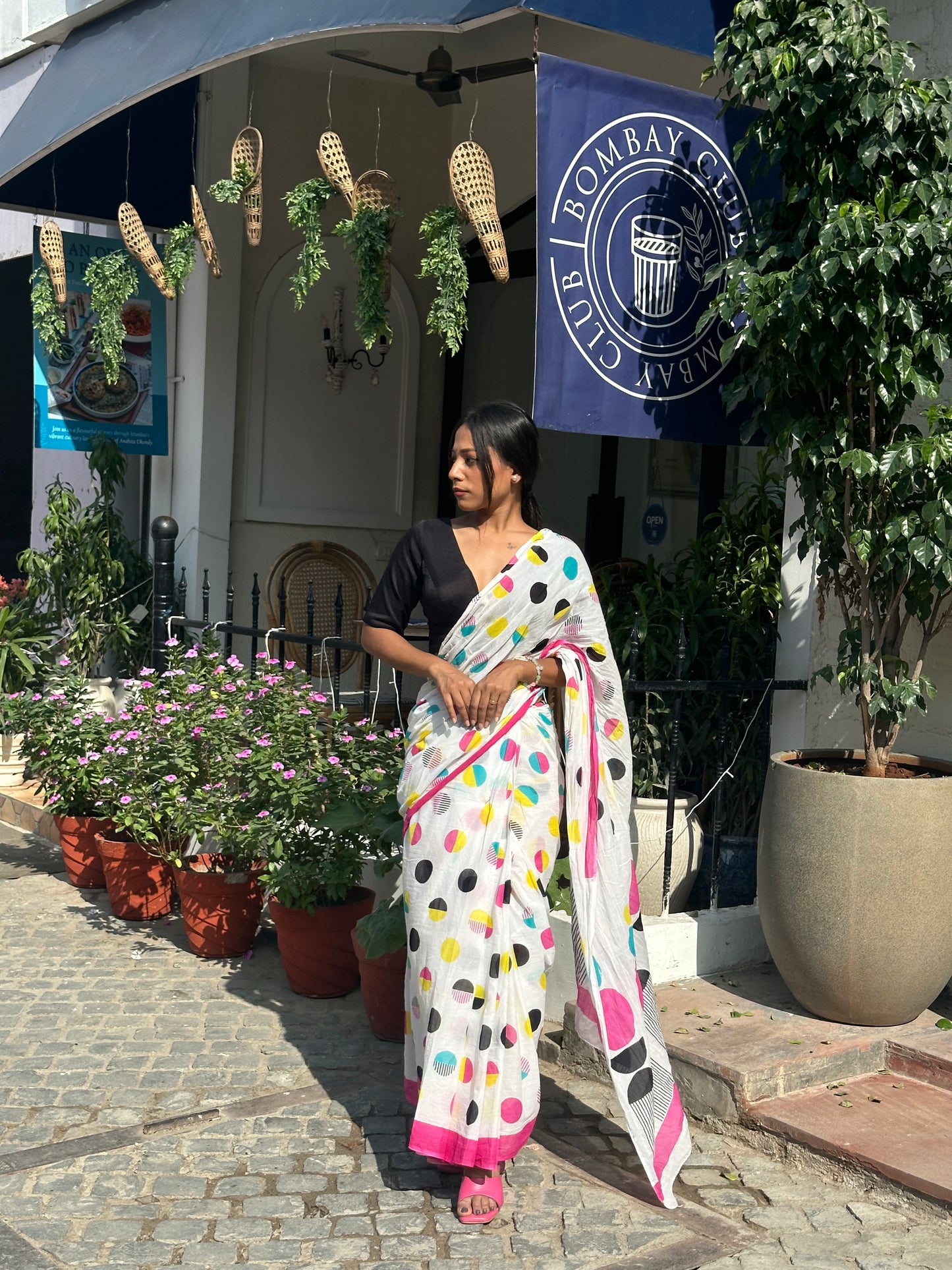 Quirky Mul Cotton Saree
