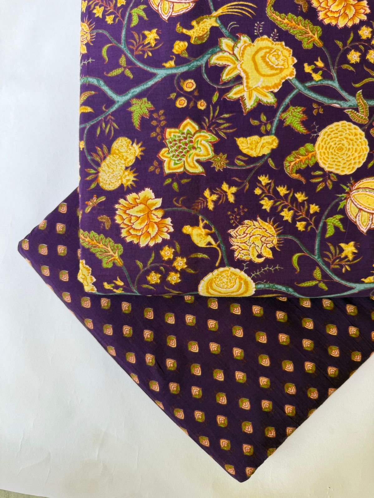 Pure Raw Unstitched Cotton Fabric – Soft, Breathable & Versatile