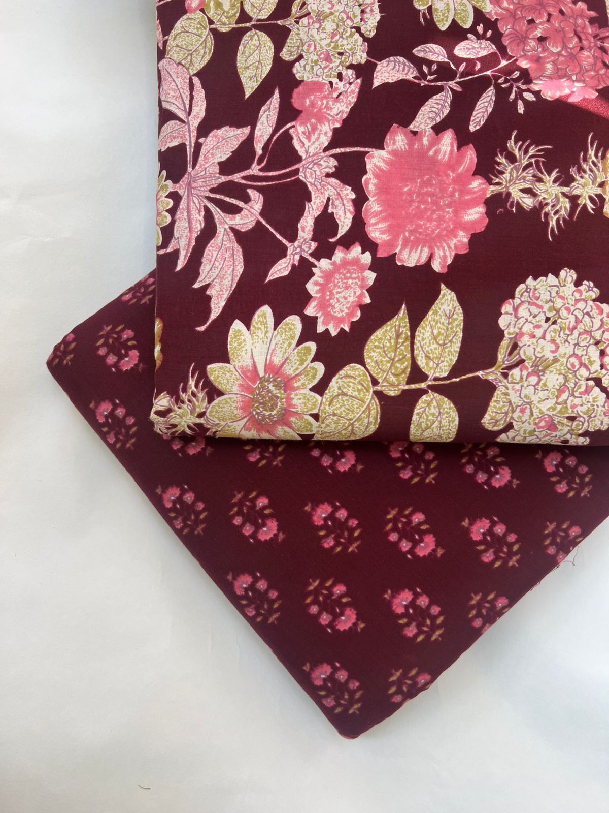 Pure Raw Unstitched Cotton Fabric – Soft, Breathable & Versatile