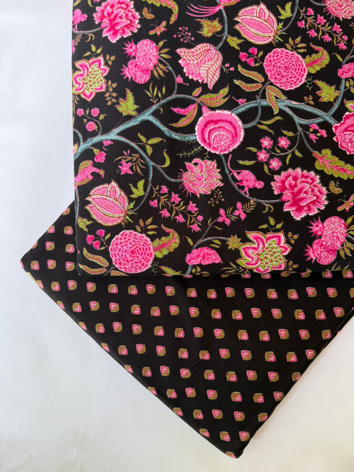 Pure Raw Unstitched Cotton Fabric – Soft, Breathable & Versatile