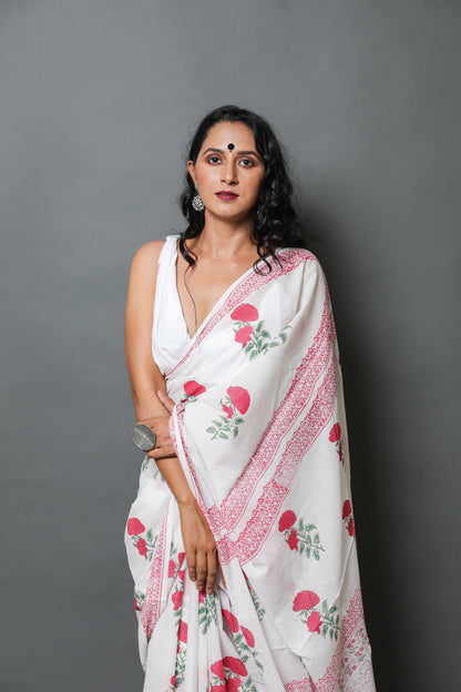Mul Cotton Saree