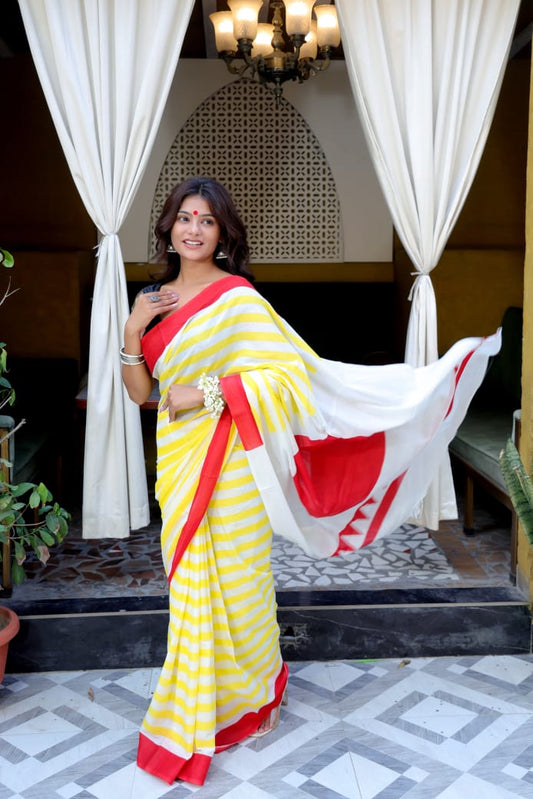 Mul Cotton Saree