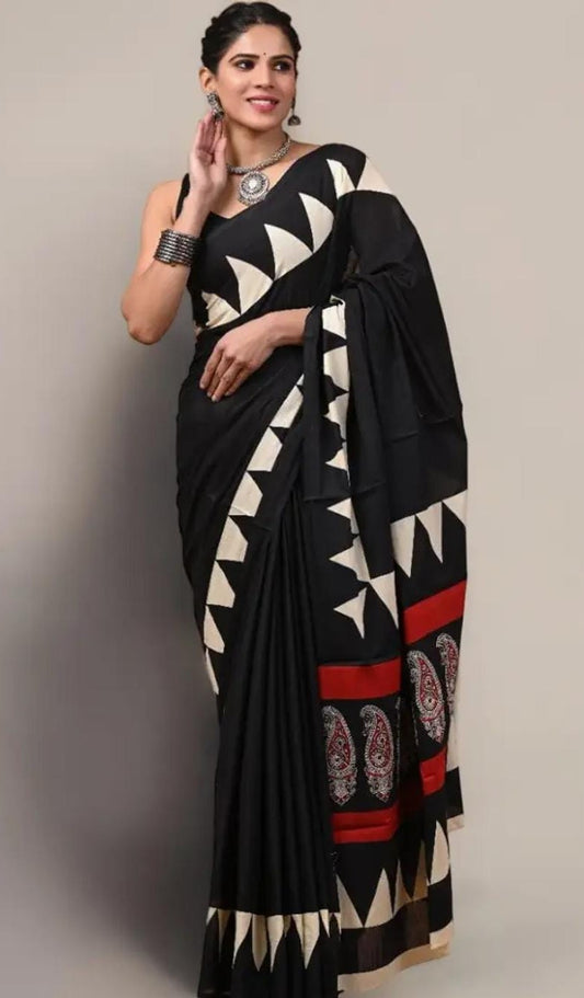 Mul Cotton Saree