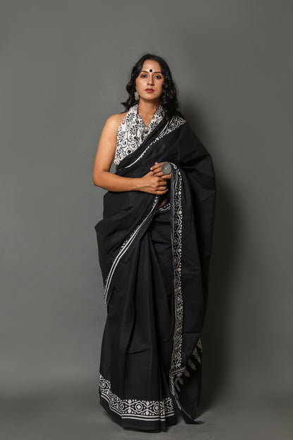 Mul Cotton Saree