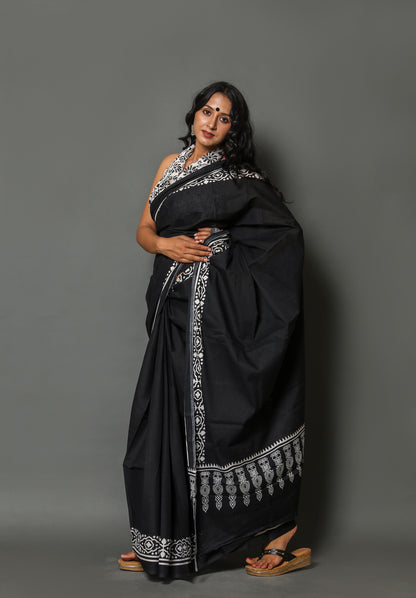 Mul Cotton Saree