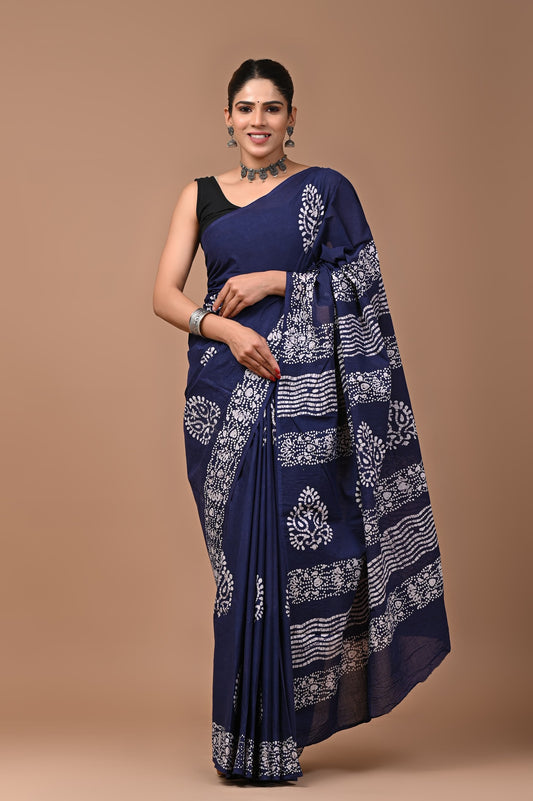 Mul Cotton Saree