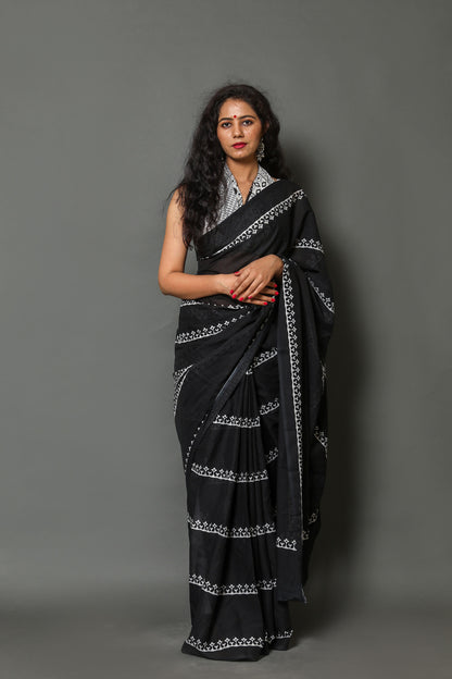 Mul Cotton Saree