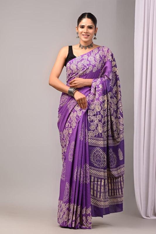Mul Cotton Saree