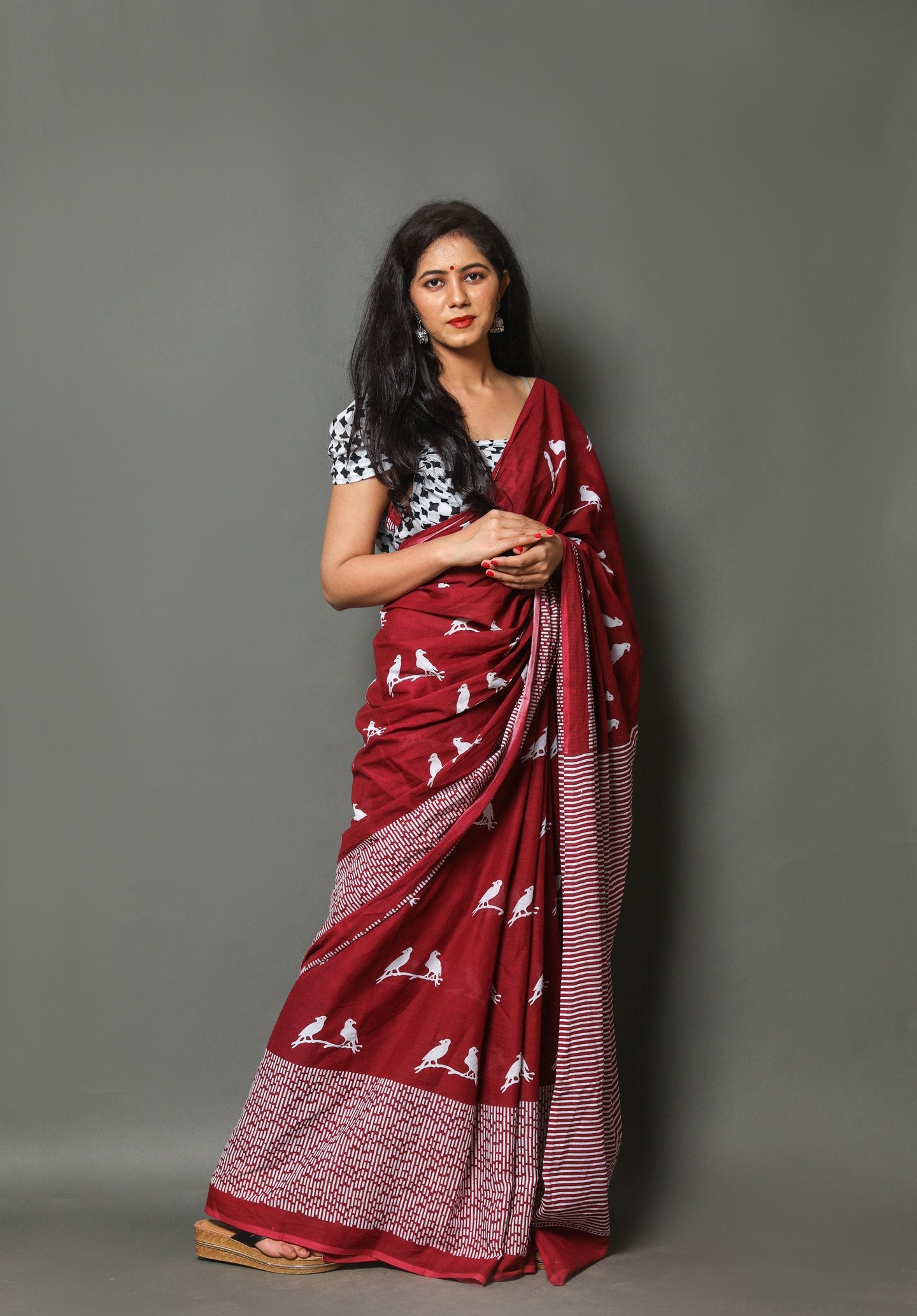 Mul Cotton Saree