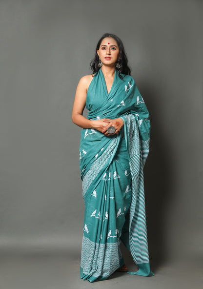 Mul Cotton Saree