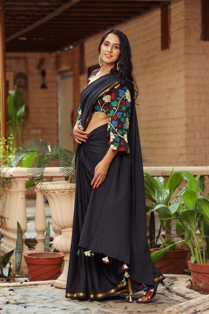 Plain Cotton Saree
