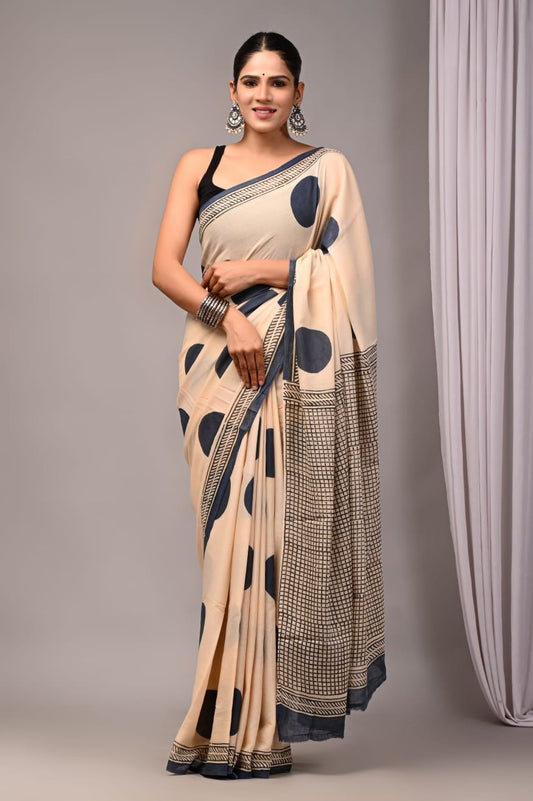 Mul Cotton Saree