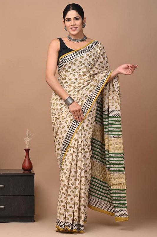 Mul Cotton Saree