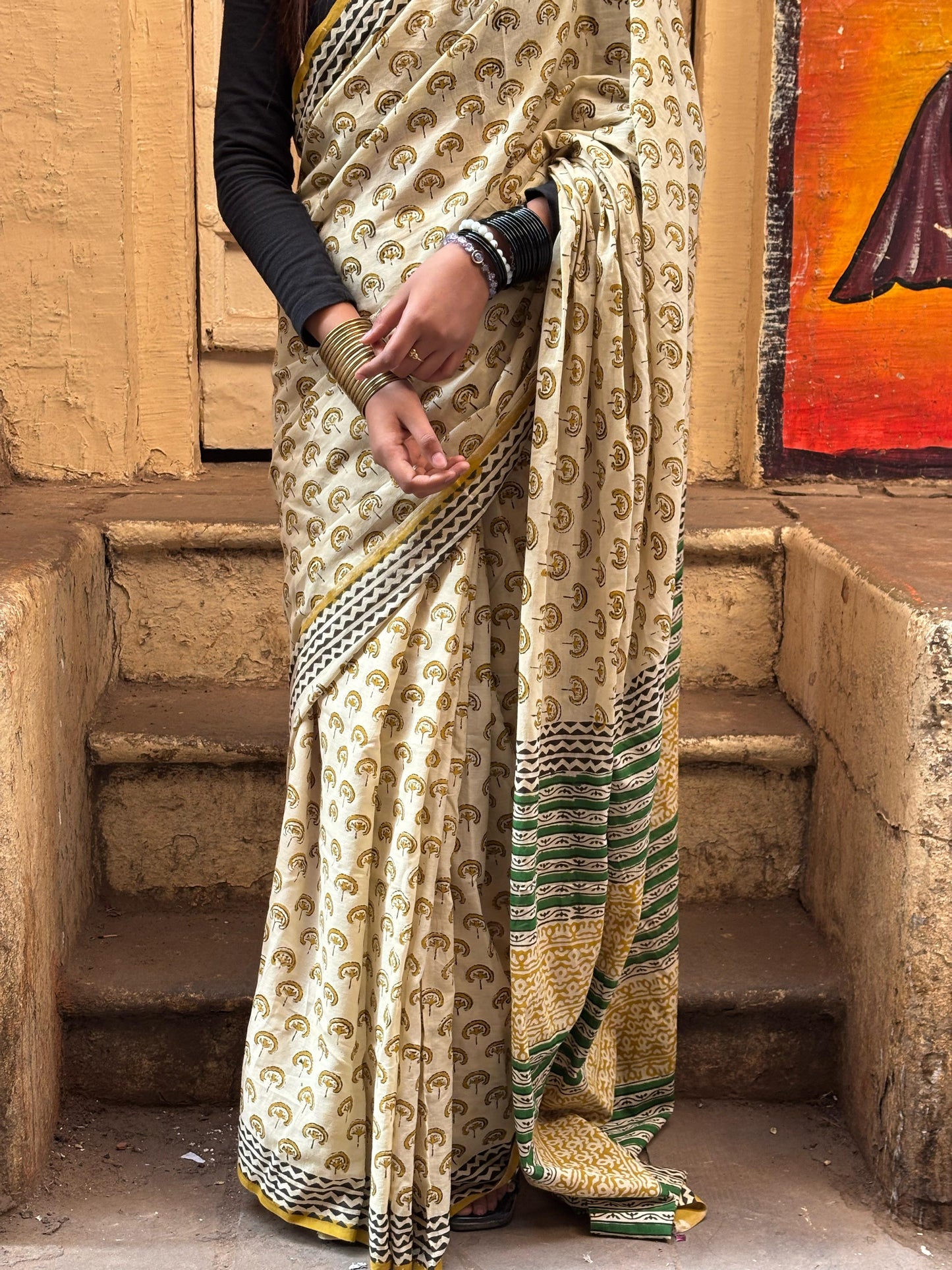 Mul Cotton Saree