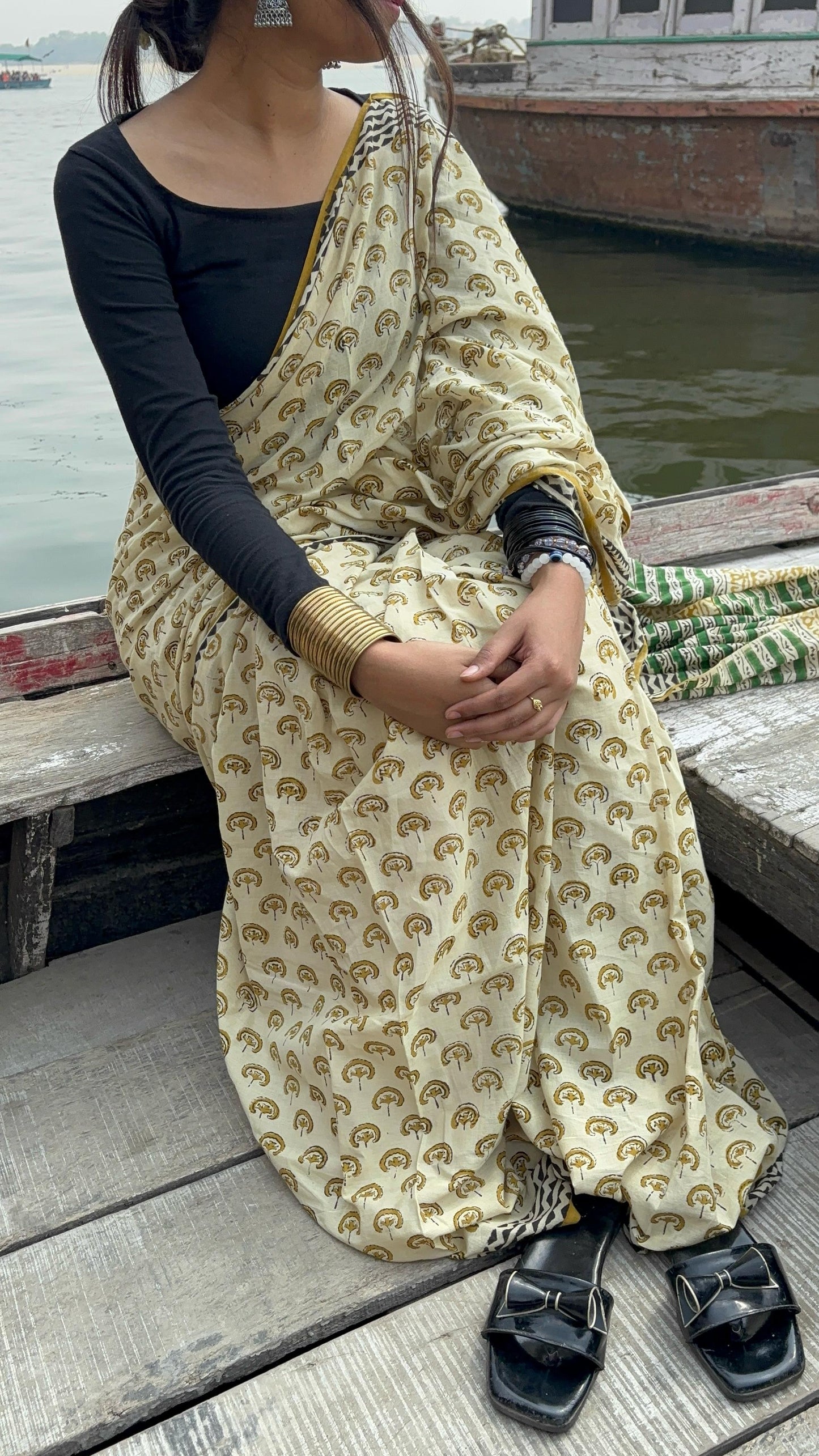 Mul Cotton Saree