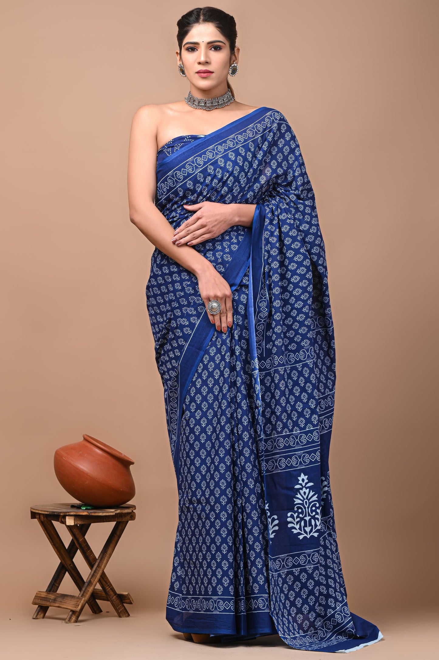 Mul Cotton Saree