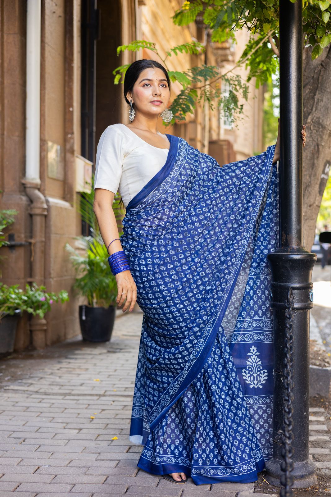 Mul Cotton Saree
