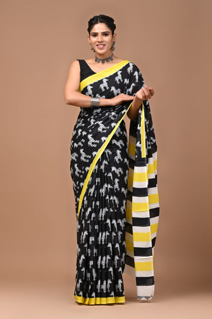 Quirky Mul Cotton Saree