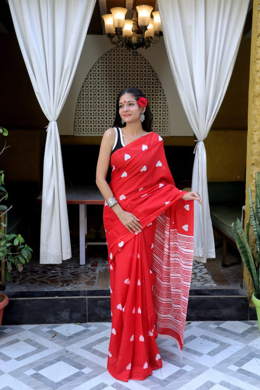 Mul Cotton Saree