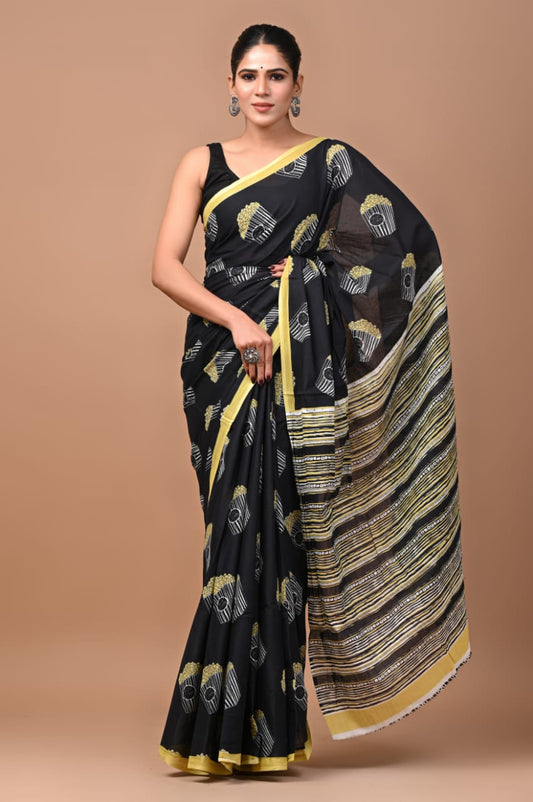Mul Cotton Saree