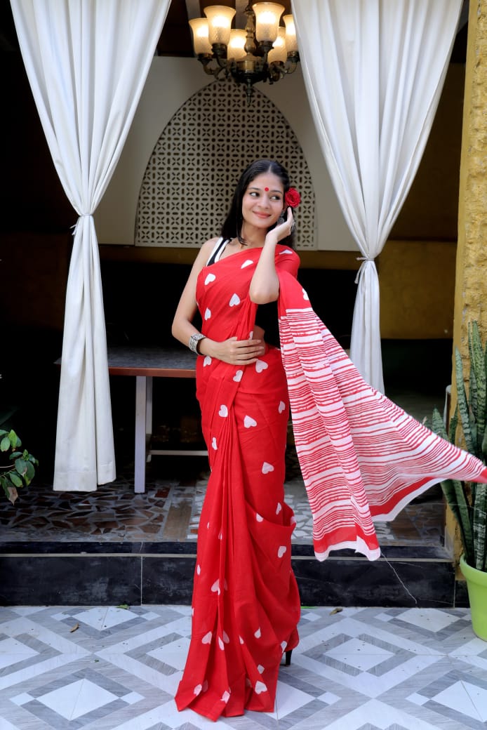 Mul Cotton Saree