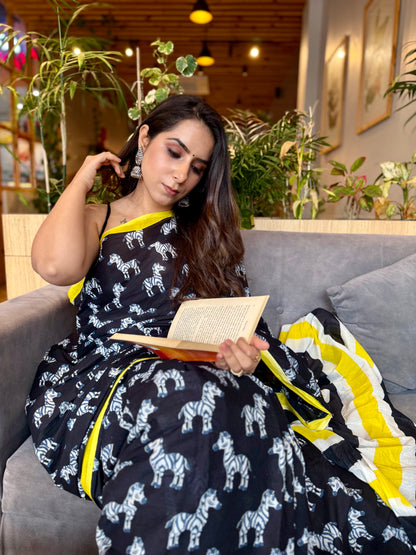 Quirky Mul Cotton Saree