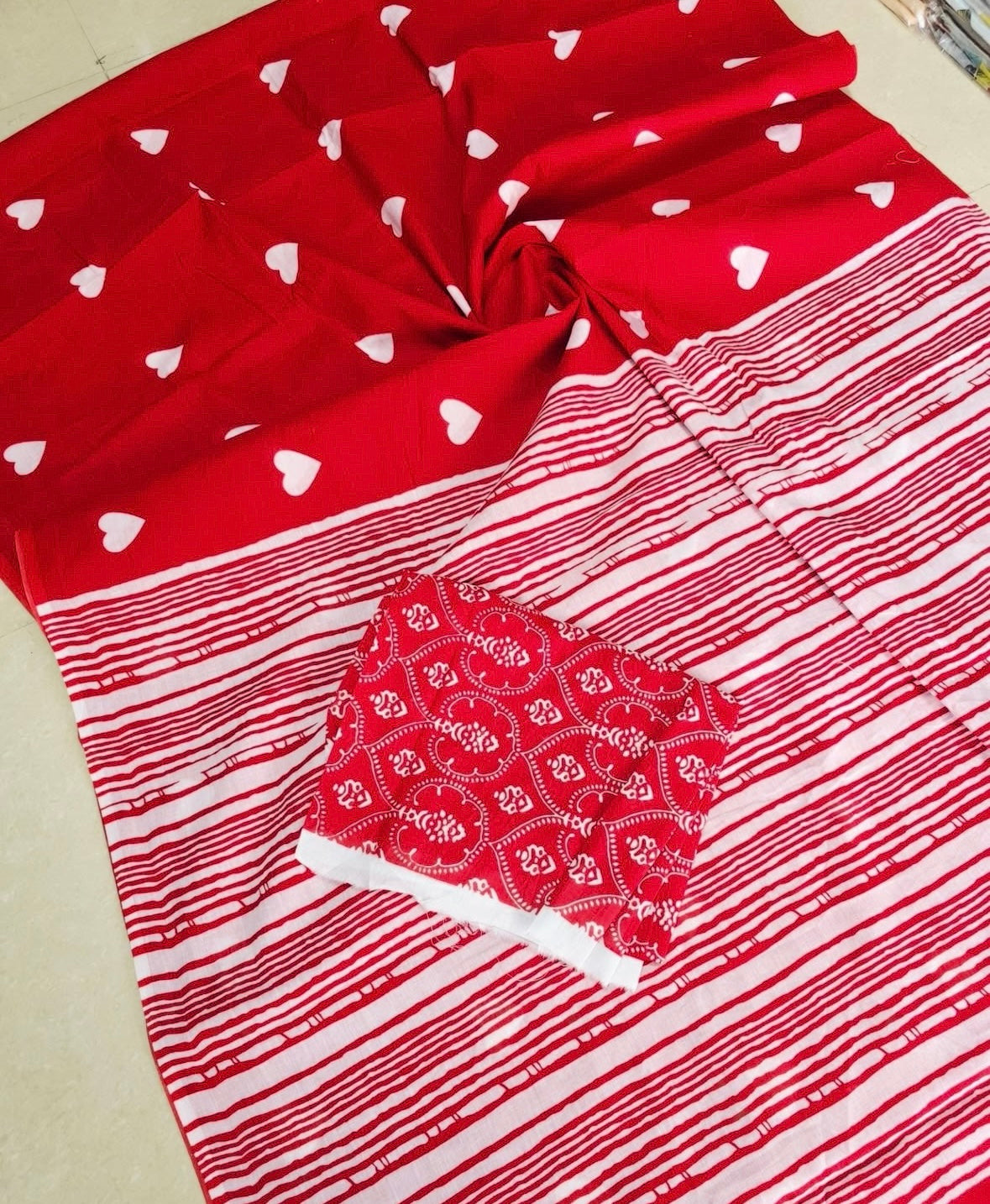 Mul Cotton Saree