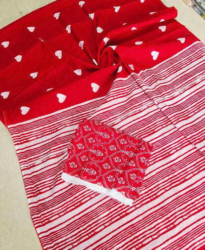 Mul Cotton Saree