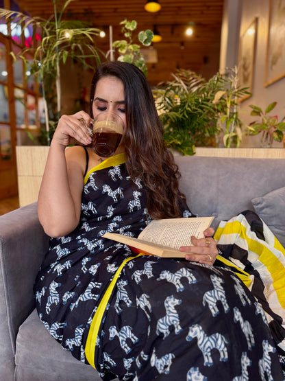 Quirky Mul Cotton Saree