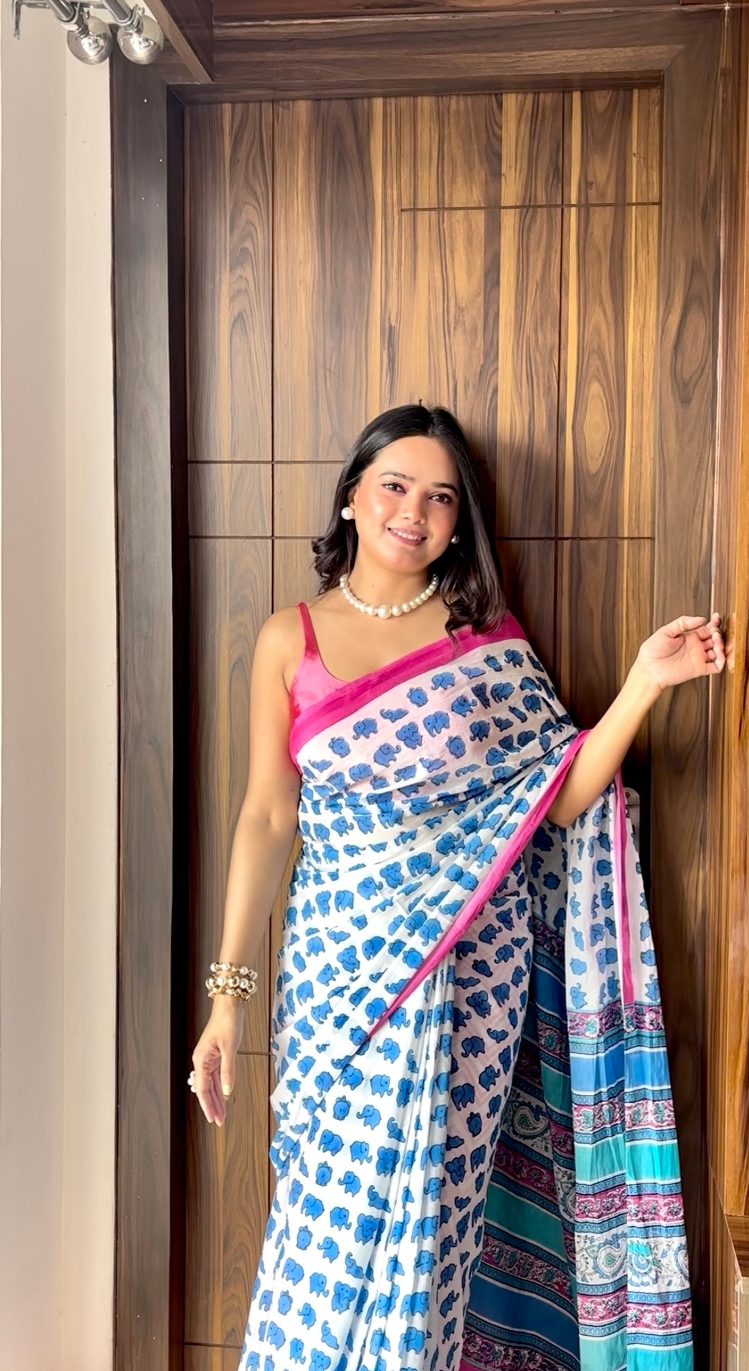 Quirky Mul Cotton Saree