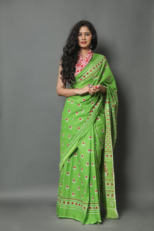 Mul Cotton Saree