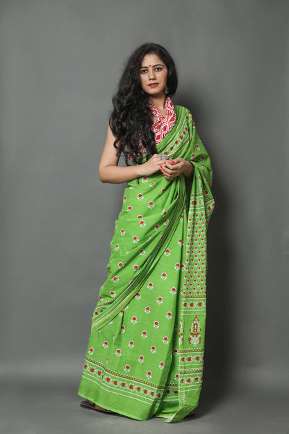 Mul Cotton Saree
