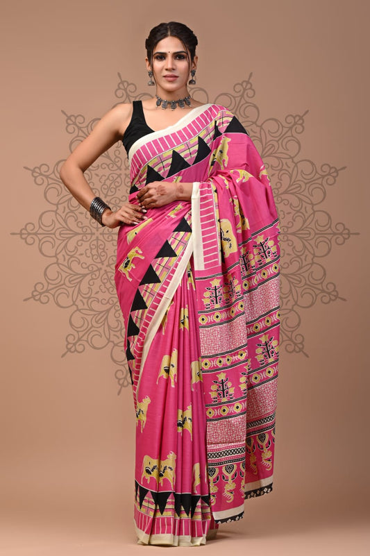 Mul Cotton Saree