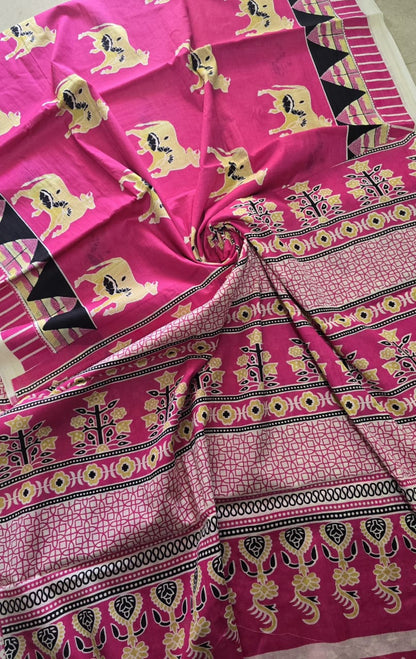 Mul Cotton Saree