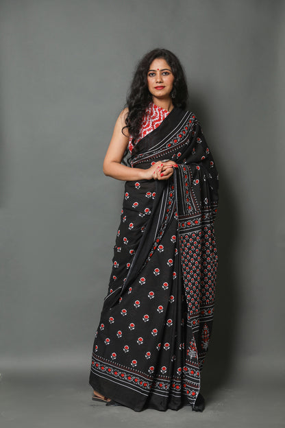 Mul Cotton Saree