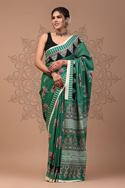 Mul Cotton Saree